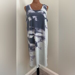 Wonderly Studio Blue and White Dress